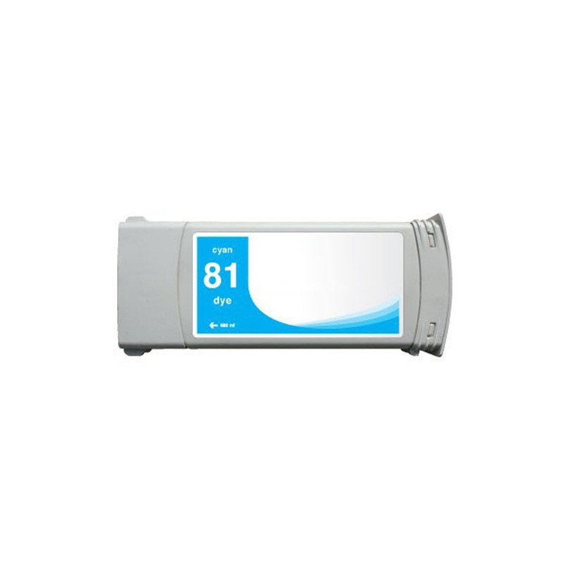 Cartucho HP 81 Compatible Cyan