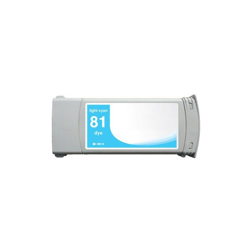 Cartucho HP 81 Compatible Cyan Light
