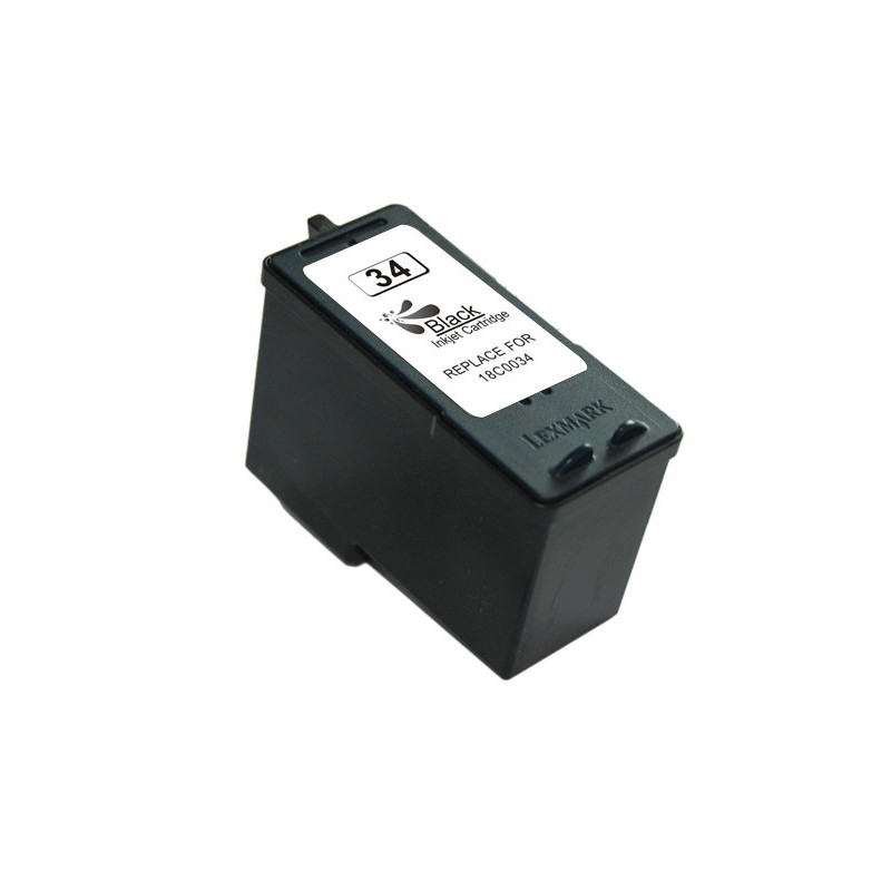 Cartucho Lexmark 34 Compatible Negro